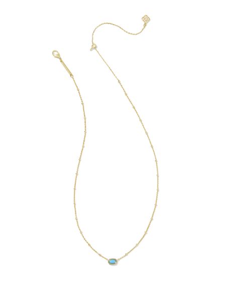 Mini Elisa Gold Satellite Short Pendant Necklace