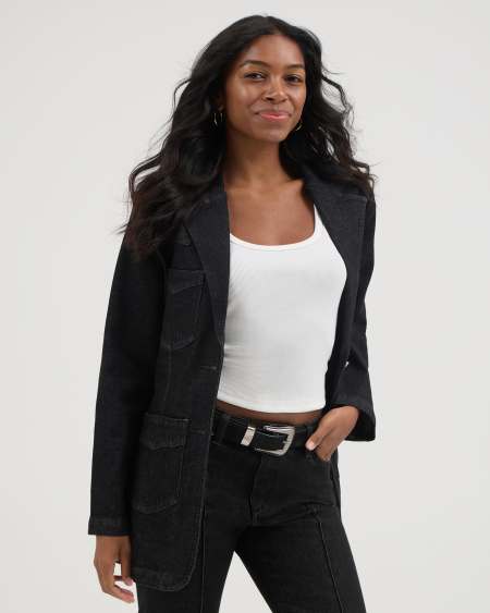 Wrangler® x Yellow Rose by Kendra Scott 70's Fitted Blazer | Kendra Scott