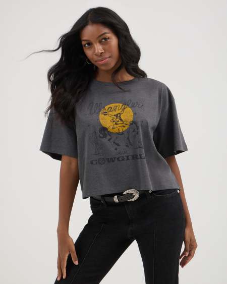 Wrangler® x Yellow Rose by Kendra Scott Cropped Graphic Tee