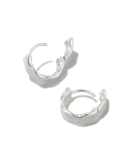 Aspen Huggie Earrings in Sterling Silver