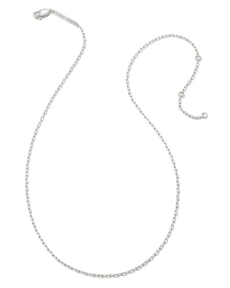 Mini Paperclip Chain Necklace in Sterling Silver
