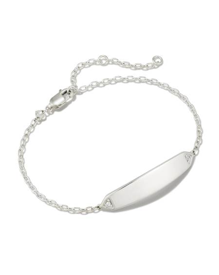 Tinsley Sterling Silver Chain Bracelet in White Topaz