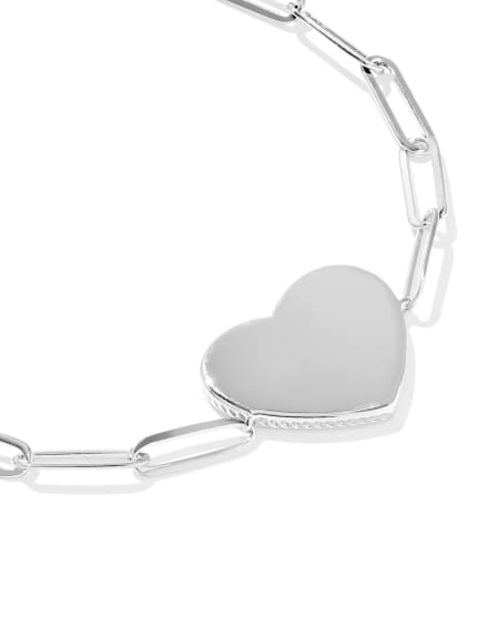 Mackenzie Sterling Silver Heart Bracelet