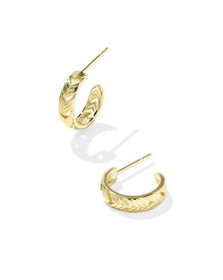 Miranda 18k Gold Vermeil Huggie Earrings
