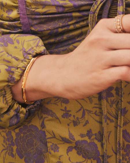 Sophee Cuff Bracelet in 18k Gold Vermeil