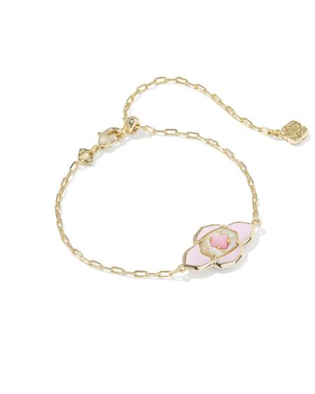 Abbie Medallion Gold Delicate Chain Bracelet