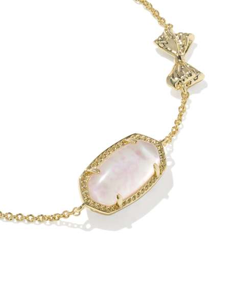 Kendra Scott x LoveShackFancy Bow Elaina Delicate Chain Bracelet