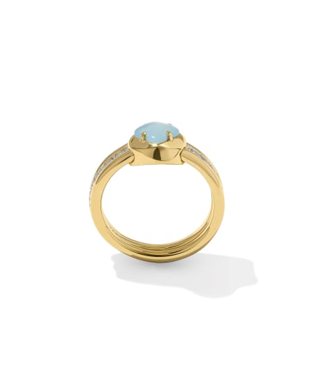 Kailyn 18k Gold Vermeil Band Ring