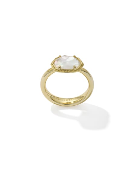 Daphne Gold Frame Band Ring