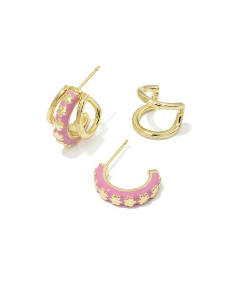 Jane Gold Huggie Earrings