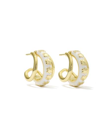 Jane Gold Huggie Earrings
