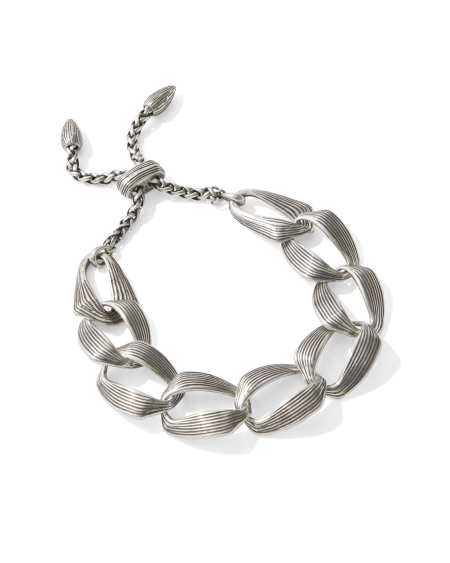 Kira Vintage Silver Chain Bracelet