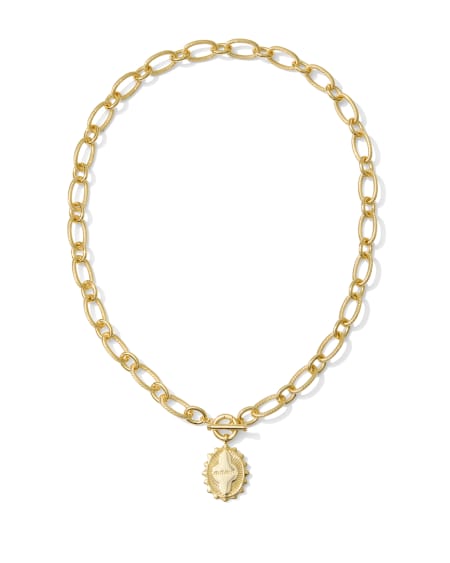 Mama Gold Link and Chain Necklace