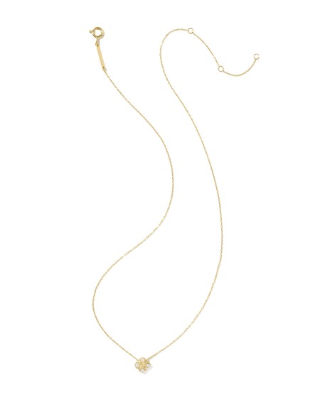 Dira Luxe 14k Yellow Gold Short Pendant Necklace