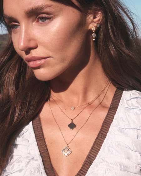 Dira 18k Gold Vermeil Metal Pendant Necklace