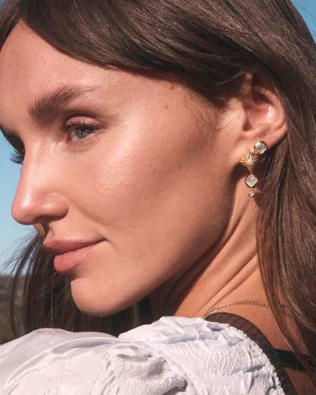 Kailyn 18k Gold Vermeil Drop Earrings