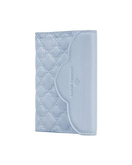 Magnetic Blue Trifold Wallet