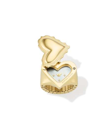 Ari Heart Gold Ring Watch
