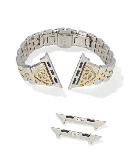 Kiera Two Tone Stainless Steel Watch Band