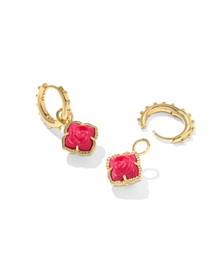 Mallory Rose Gold Huggie Earrings