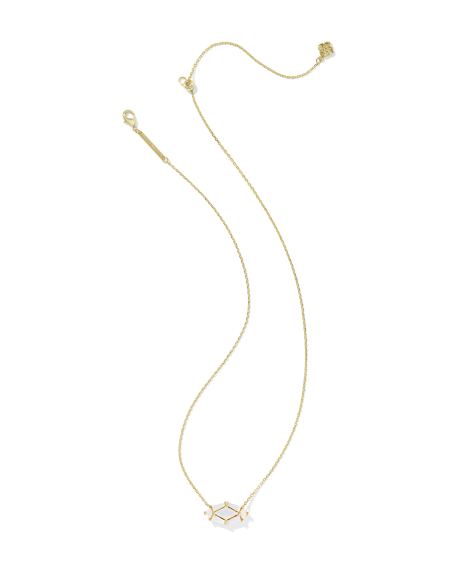 Lindy Rae Elisa Gold Short Pendant Necklace