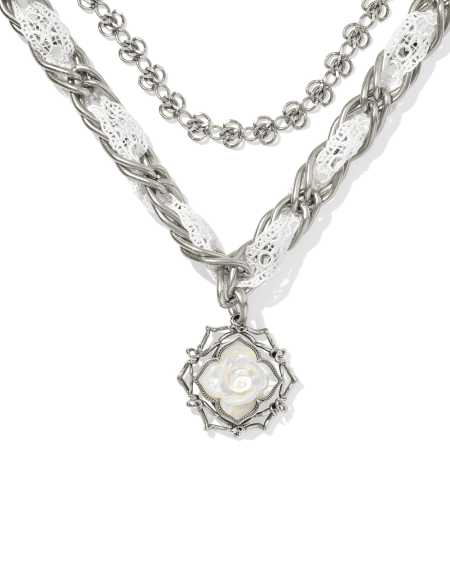 Mallory Rose Vintage Silver Statement Necklace