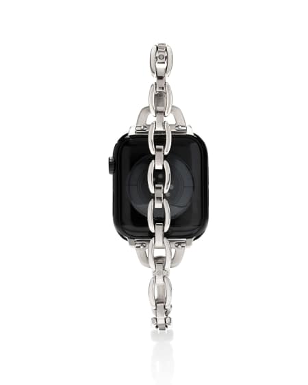 McClain Silver Polished Stainless Steel Watch Band