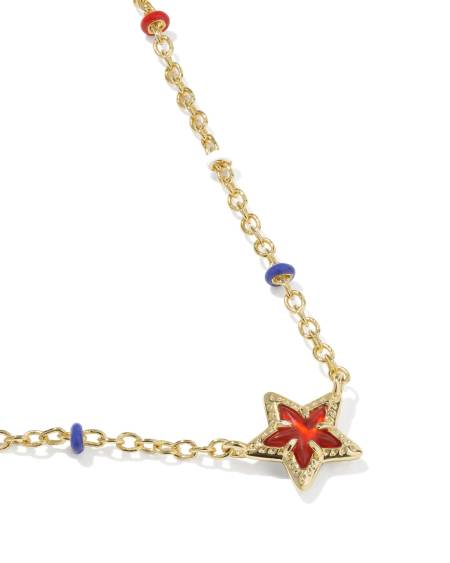 Mini Cassidy Gold Short Pendant Necklace