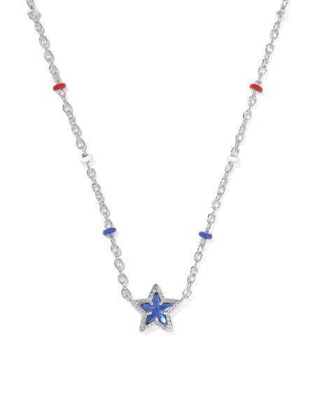 Mini Cassidy Silver Short Pendant Necklace