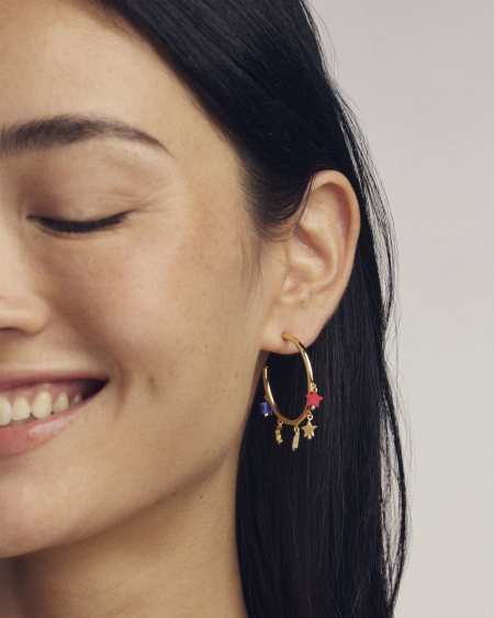Camila Gold Hoop Earrings