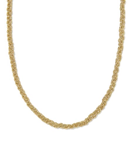 Gabriella Gold Braided Chain Necklace