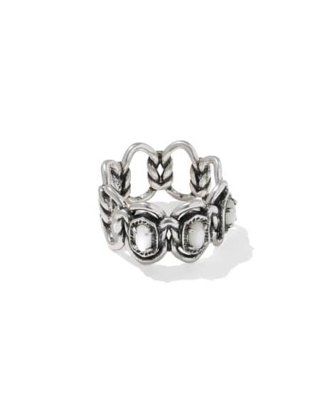 Joan Vintage Silver Band Ring