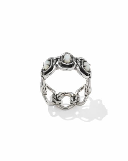 Joan Vintage Silver Band Ring