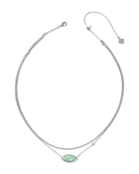 Ophelia Multi Silver Strand Necklace