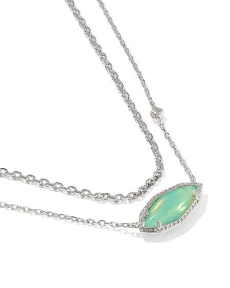 Ophelia Multi Silver Strand Necklace