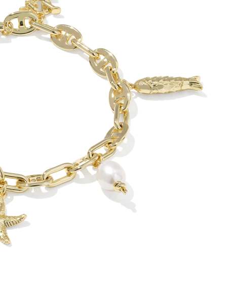 Parker Charm Gold Bracelet