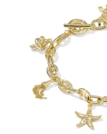 Parker Charm Gold Bracelet