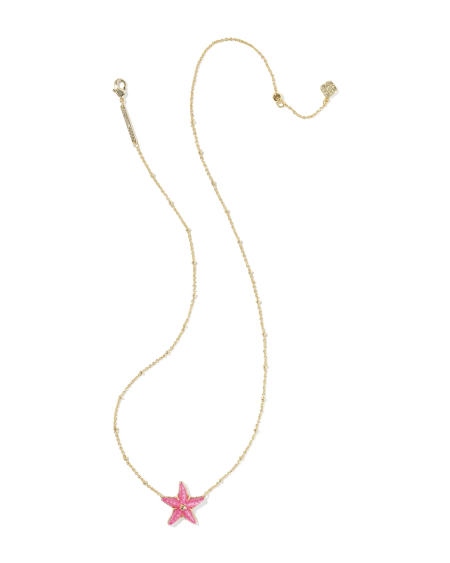 Parker Starfish Gold Short Pendant Necklace