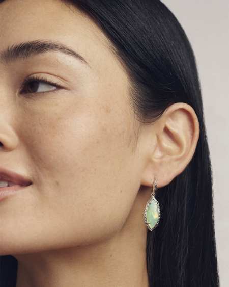 Ophelia Silver Small Drop Earrings
