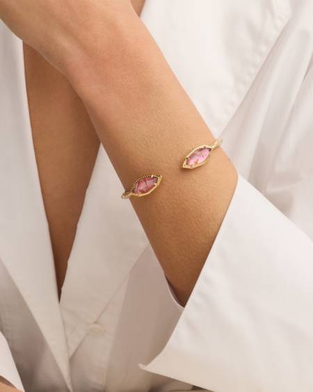 Ophelia Gold Cuff Bracelet