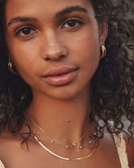 Meg Double Hoop Earrings in 18k Gold Vermeil
