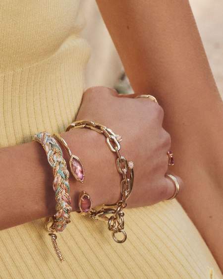 Joan Gold Corded Bracelet