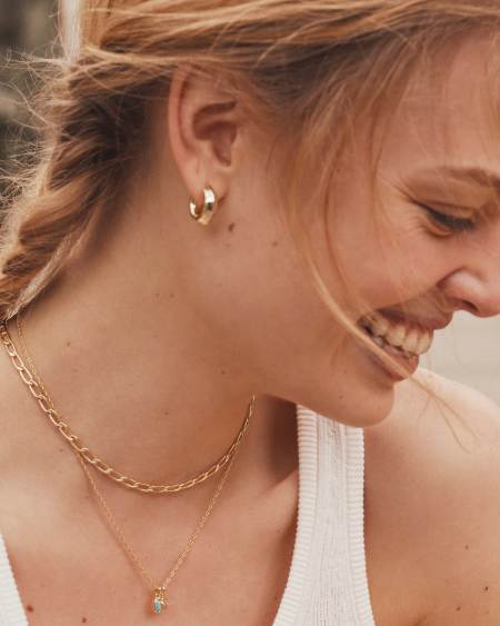 Mini Elisa Dira Gold Necklace