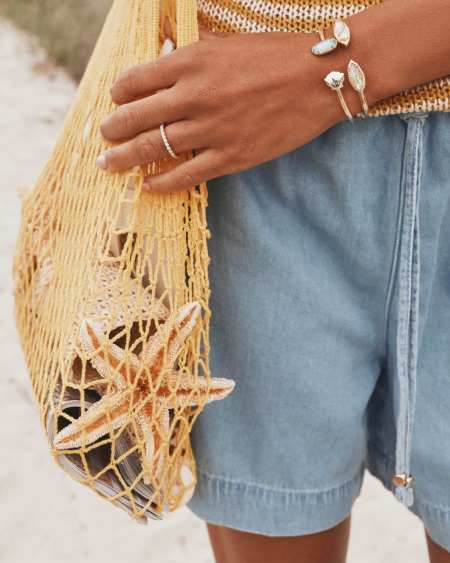 Ophelia Gold Cuff Bracelet