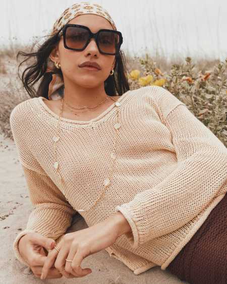 Ophelia Gold Long Strand Necklace