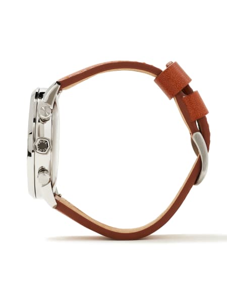 Evans Stainless Steel 44mm Field Watch in Ivory