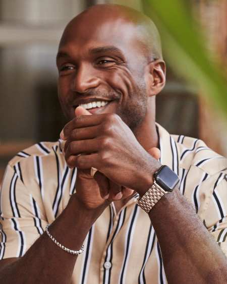 Beck Rope Chain Bracelet in Oxidized Sterling Silver