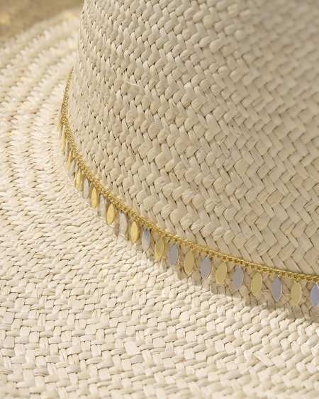 Kayla Mixed Metal Strand Hat Band