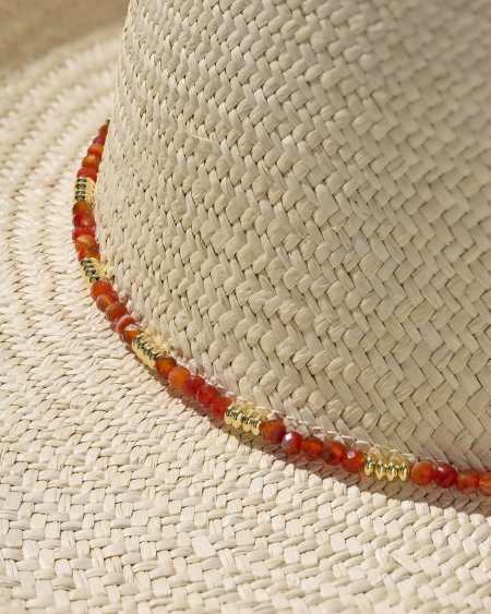 Sylvia Gold Strand Hat Band