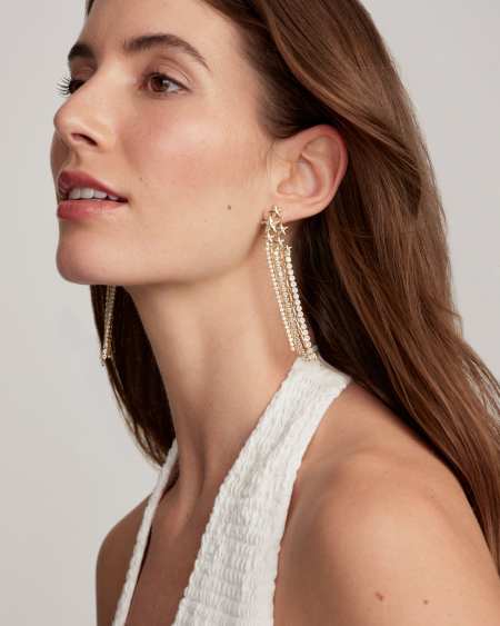 Cassidy Gold Statement Earrings
